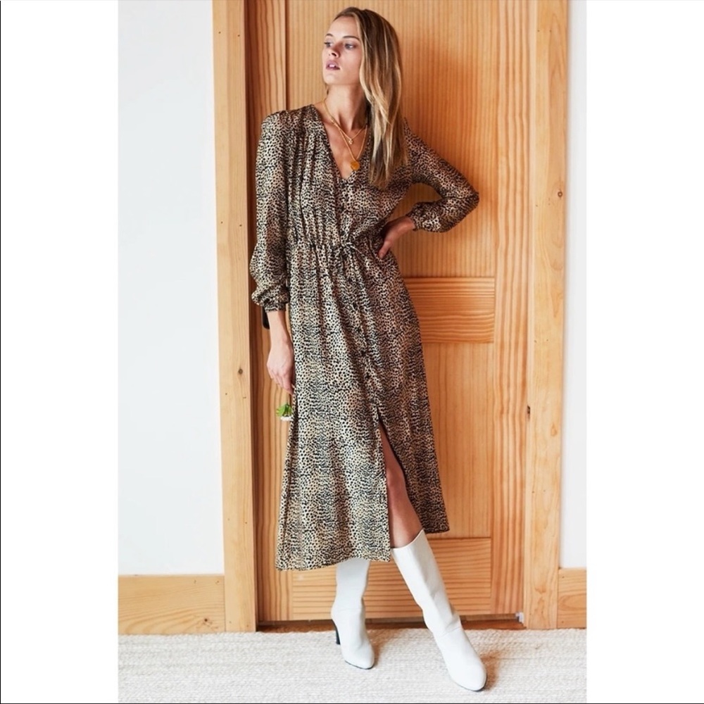 Emerson Fry / May dress in Little Cheetah print